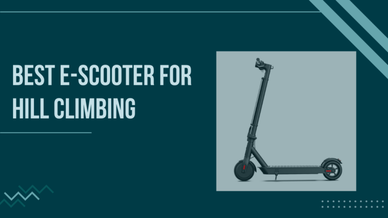 best electric scooter for hill climbing