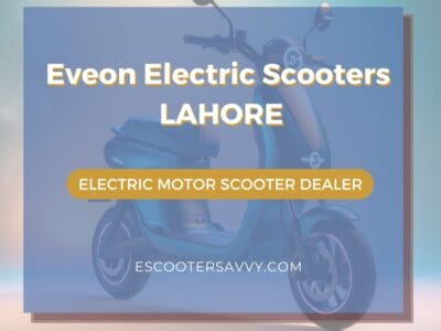 Eveon Electric Scooters Dealer Lahore
